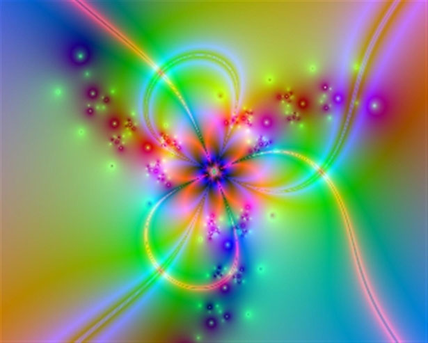 a colorful image that is all swirly